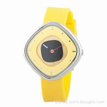 2013 Top Fashionable Color Splash Jelly Silicone Promotional Watch with Water-resistant Structure